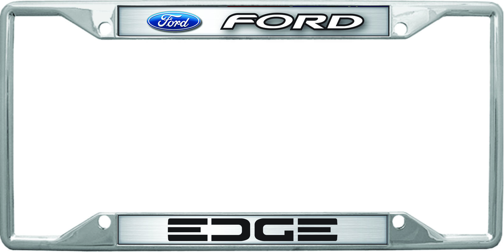 a ford license plate frame with the ford logo