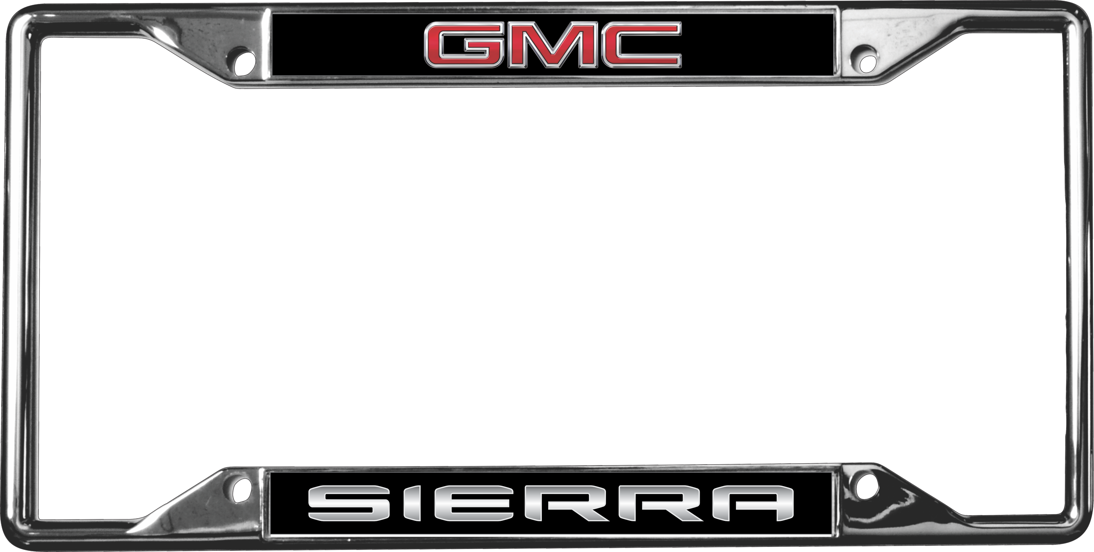 GMC Sierra Chrome License Plate Frame