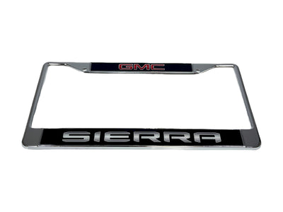 GMC Sierra Chrome License Plate Frame
