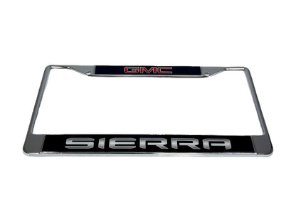 GMC Sierra Chrome License Plate Frame
