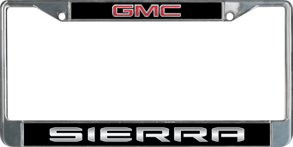 GMC Sierra Chrome License Plate Frame
