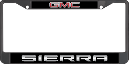 GMC Sierra Black License Plate Frame