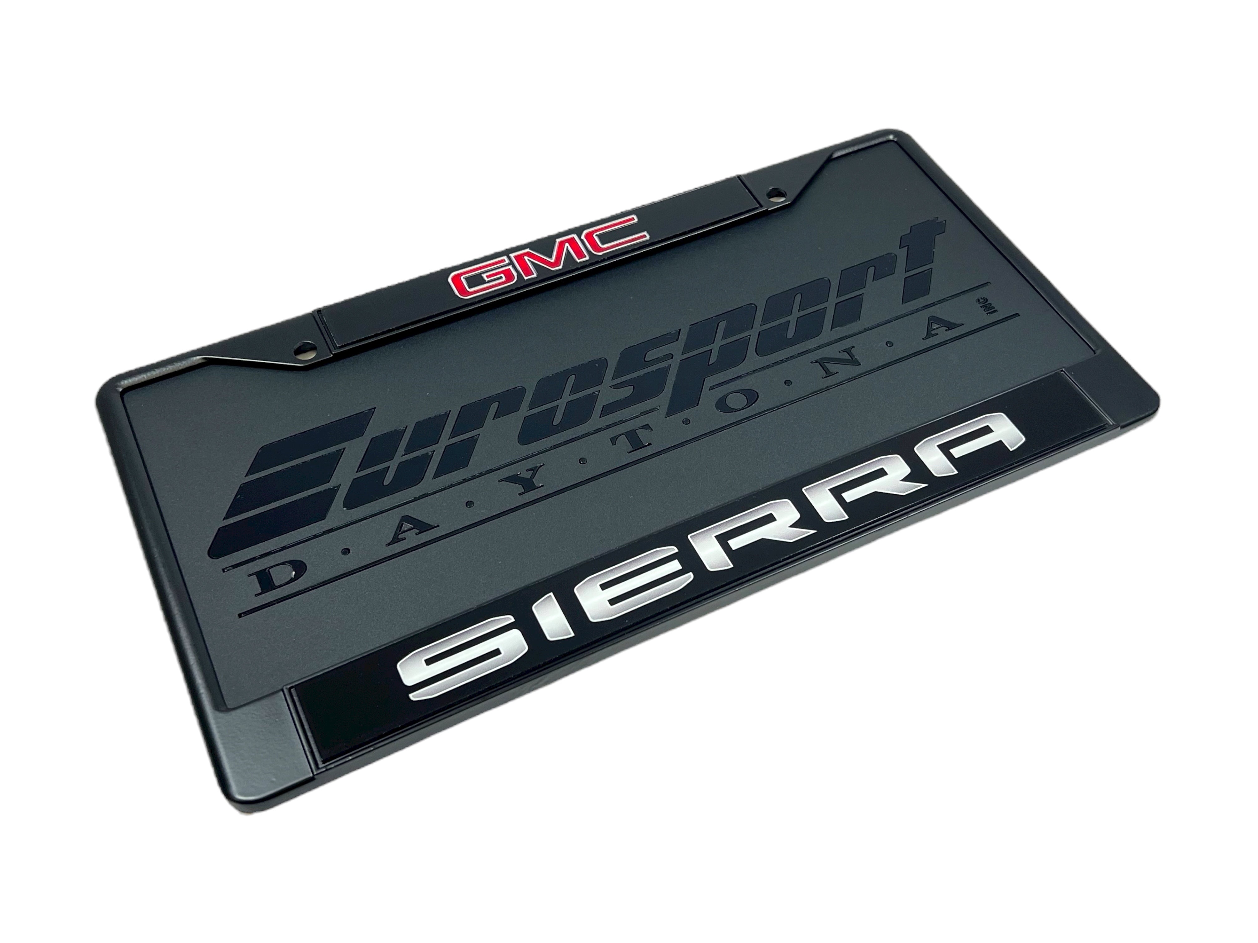 GMC Sierra Black License Plate Frame