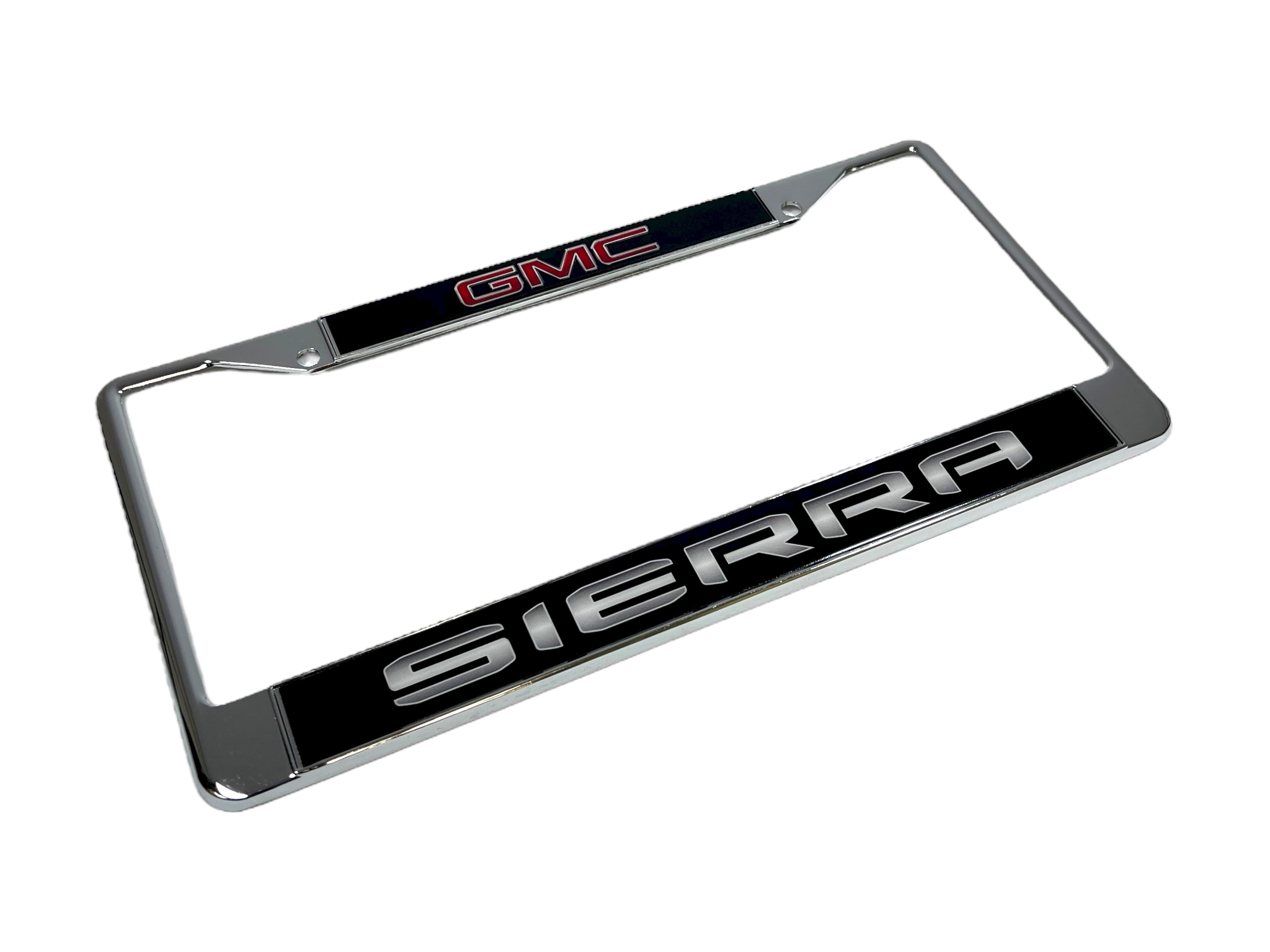 GMC Sierra Chrome License Plate Frame
