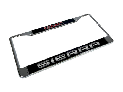 GMC Sierra Chrome License Plate Frame
