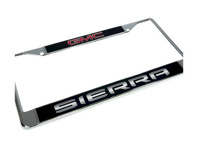 GMC Sierra Chrome License Plate Frame
