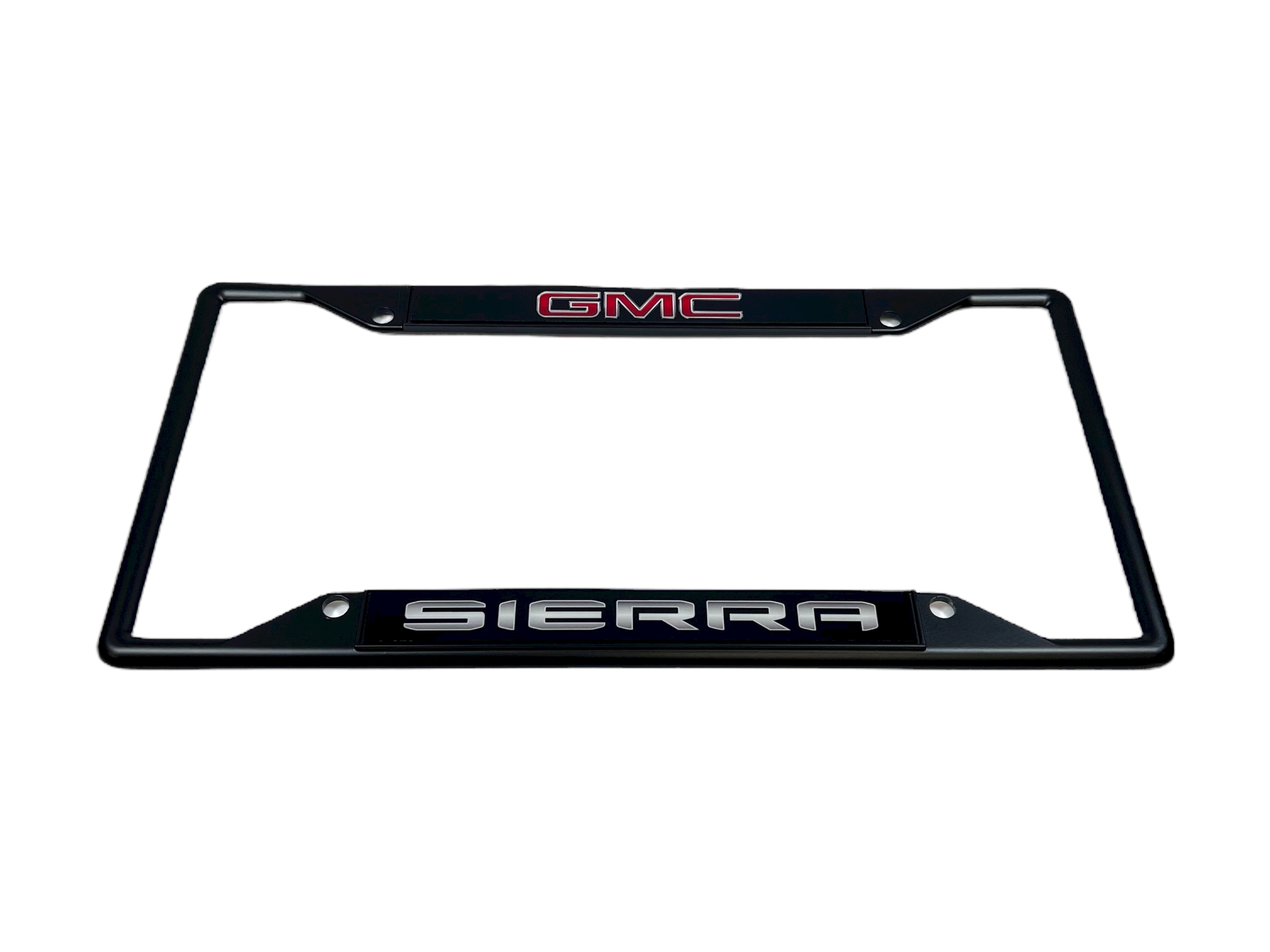 GMC Sierra Black License Plate Frame