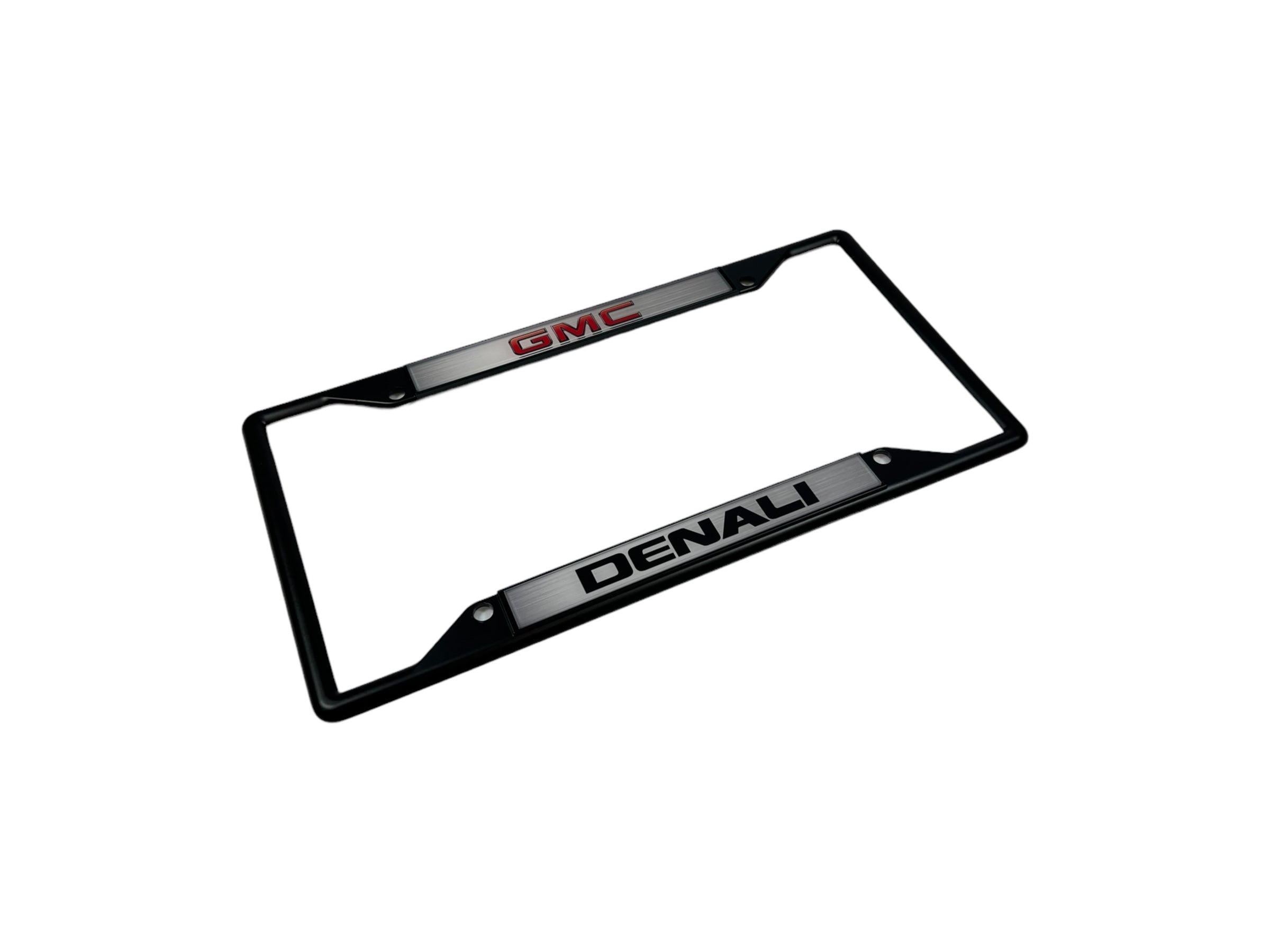 GMC Denali Black License Plate Frame