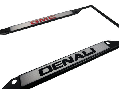 GMC Denali Black License Plate Frame