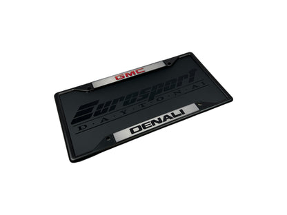 GMC Denali Black License Plate Frame