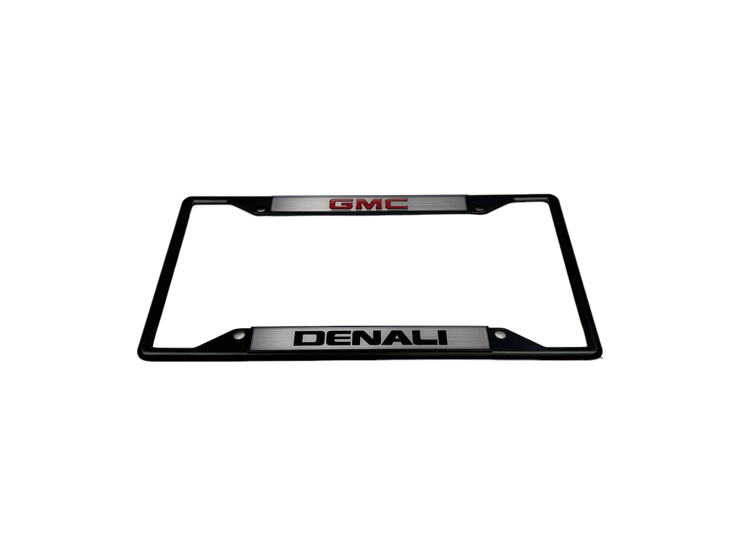 GMC Denali Black License Plate Frame