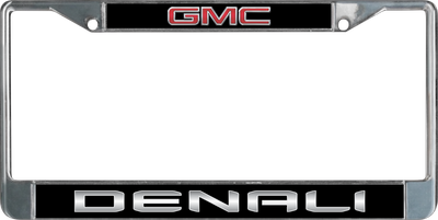 GMC Denali Chrome License Plate Frame
