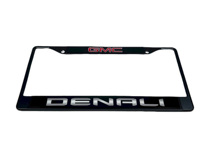 GMC Denali Black License Plate Frame