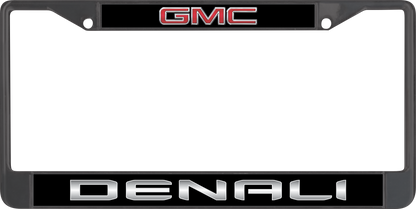 GMC Denali Black License Plate Frame