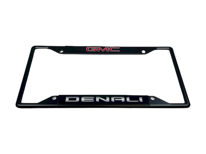 GMC Denali Black License Plate Frame