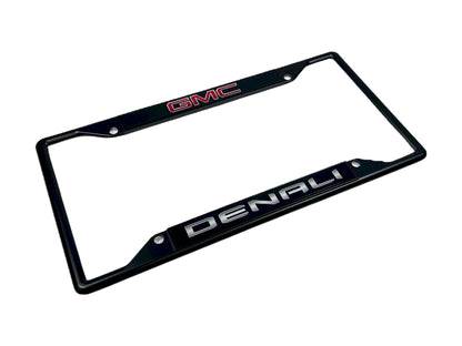 GMC Denali Black License Plate Frame