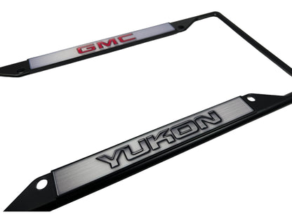 GMC Yukon Black License Plate Frame