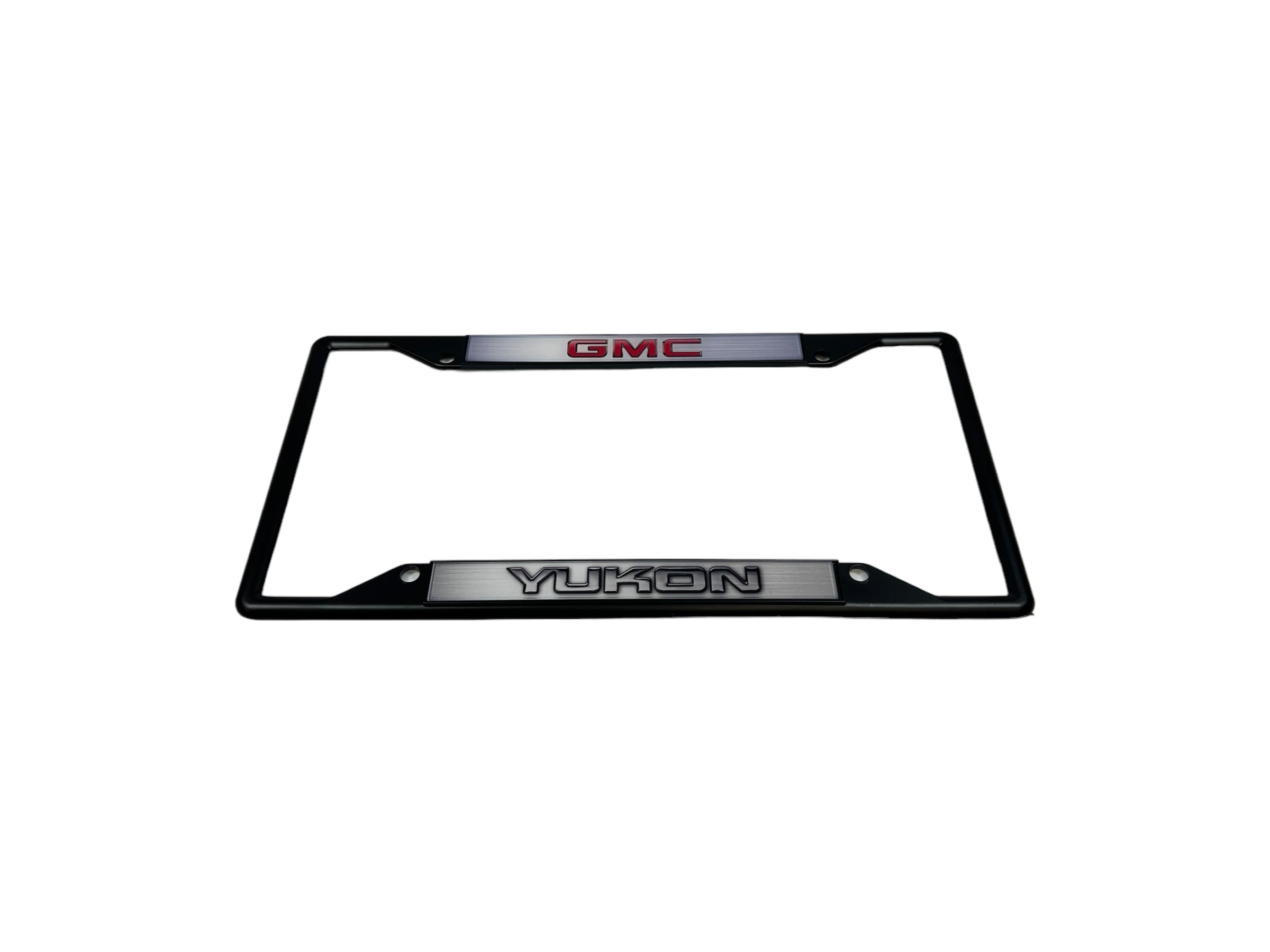 GMC Yukon Black License Plate Frame