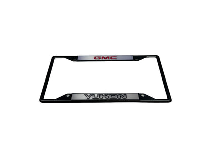 GMC Yukon Black License Plate Frame