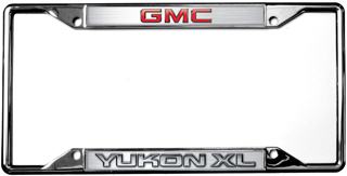 GMC Yukon XL Chrome License Plate Frame