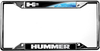 HUMMER H2 Chrome License Plate