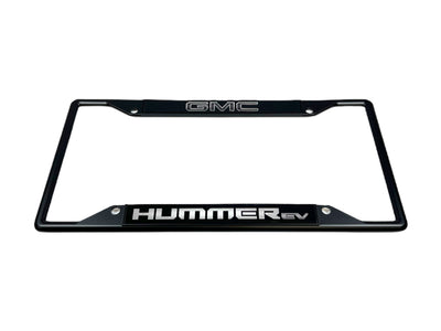 GMC Hummer EV Black License Plate Frame