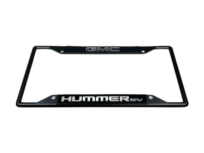 GMC Hummer EV Black License Plate Frame