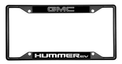 GMC Hummer EV Black License Plate Frame