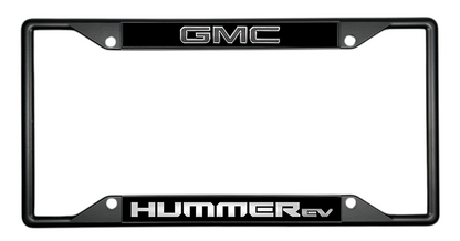 GMC Hummer EV Black License Plate Frame
