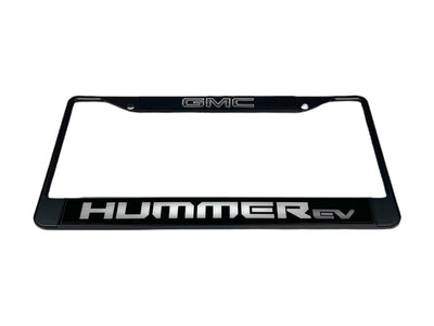 GMC Hummer EV Black License Plate Frame