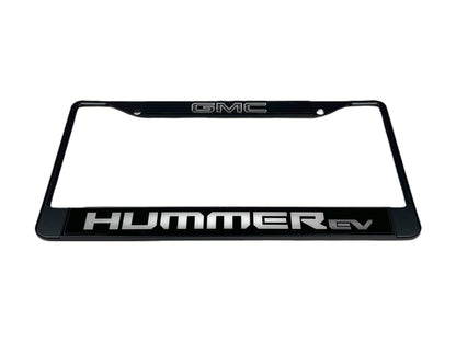 GMC Hummer EV Black License Plate Frame