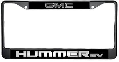 GMC Hummer EV Black License Plate Frame