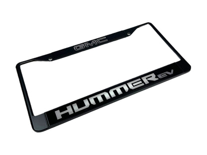 GMC Hummer EV Black License Plate Frame