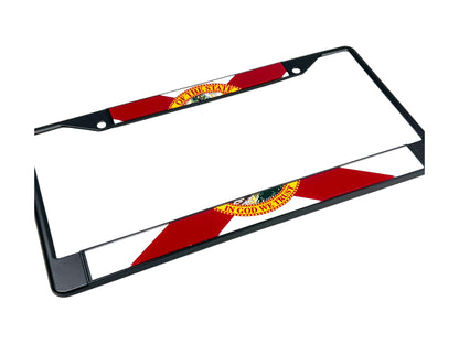 Florida Flag Black License Plate Frame