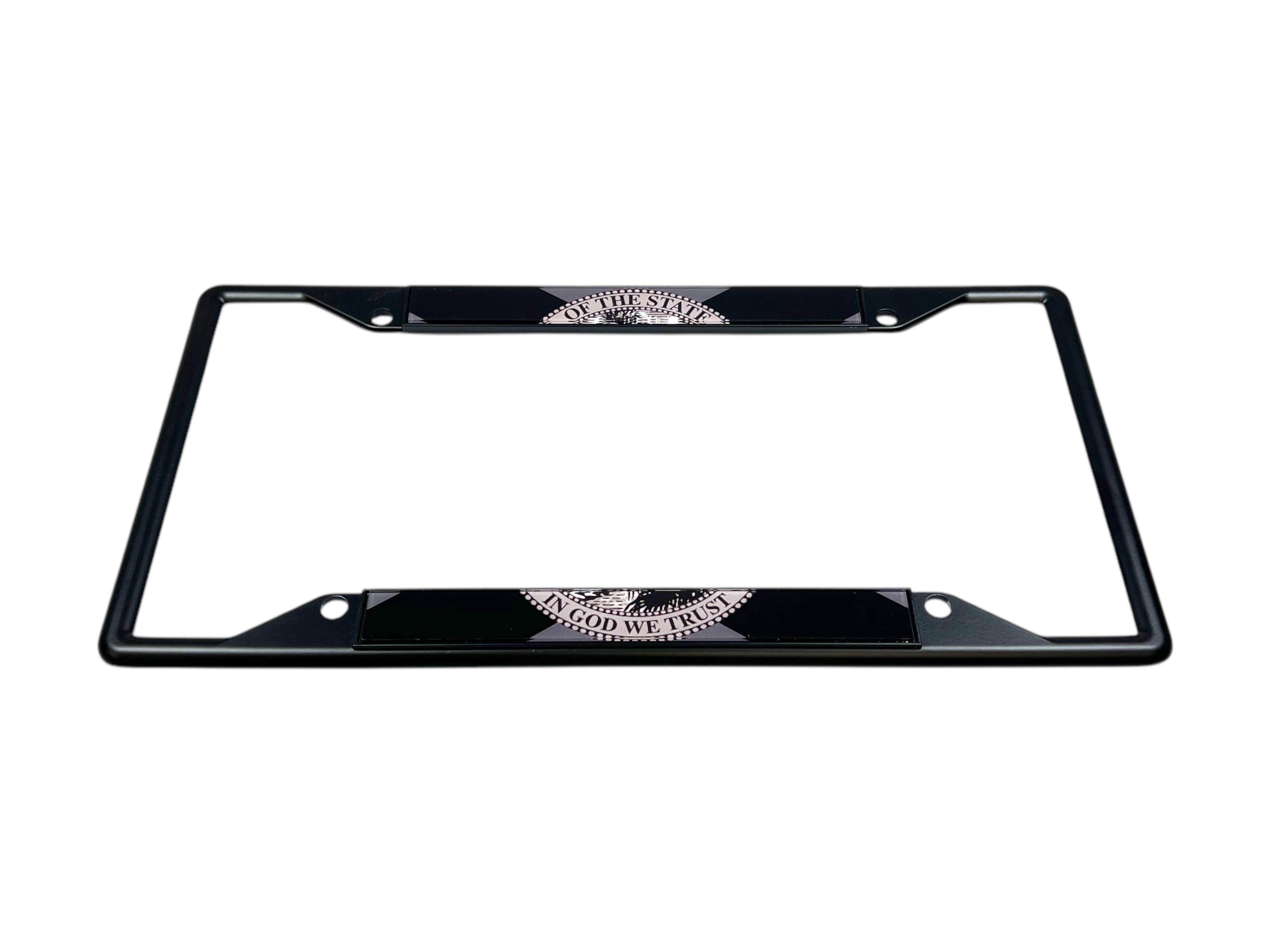 Florida Flag Blacked Out License Plate Frame