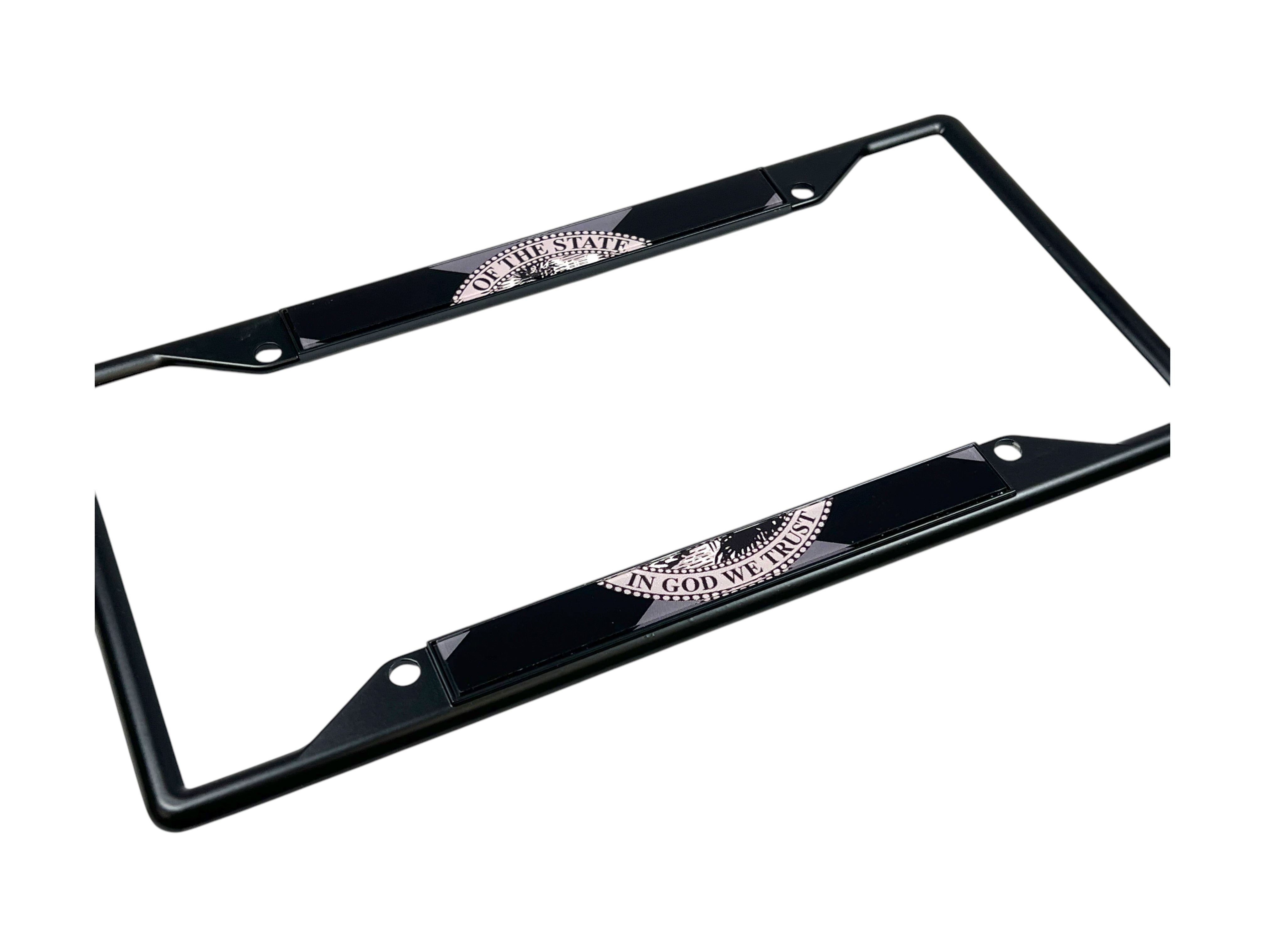 Florida Flag Blacked Out License Plate Frame