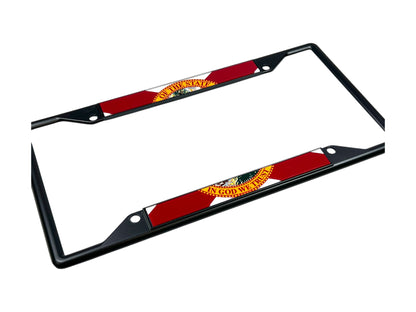 Florida Flag Black License Plate Frame