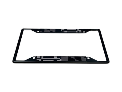 Maryland Flag Blacked Out License Plate Frame