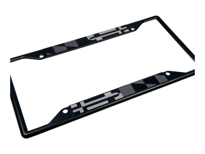 Maryland Flag Blacked Out License Plate Frame
