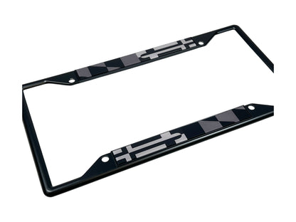 Maryland Flag Blacked Out License Plate Frame