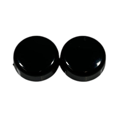 License Plate/Frame Black Cap Set (2 Piece)