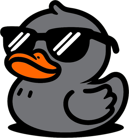 UV Printed Acrylic Duck Decals