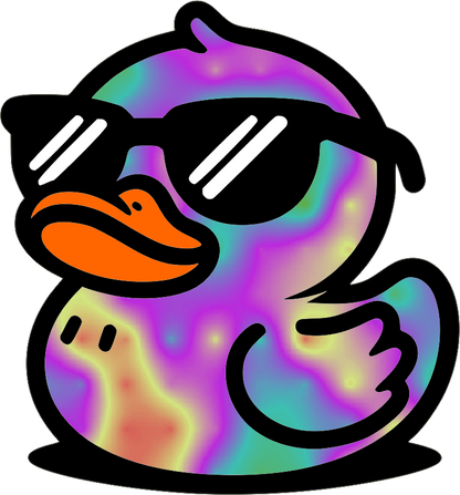 UV Printed Acrylic Duck Decals