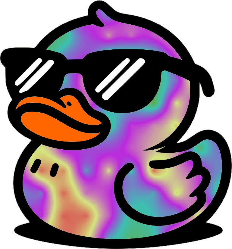 UV Printed Acrylic Duck Decals