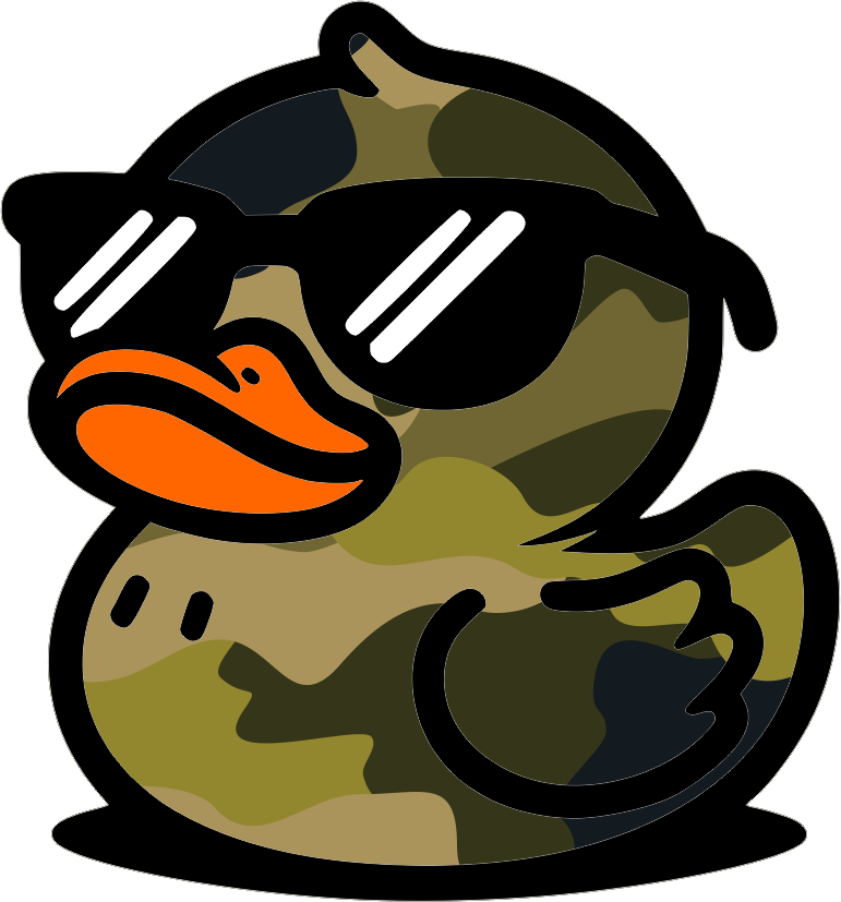 UV Printed Acrylic Duck Decals