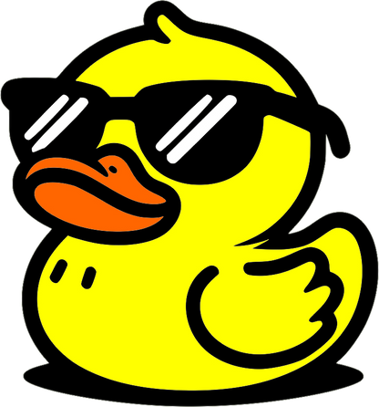UV Printed Acrylic Duck Decals (Packs)