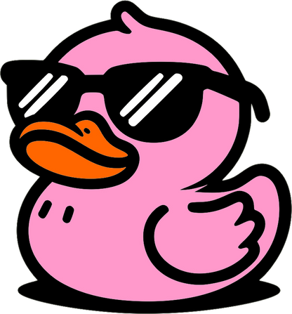 UV Printed Acrylic Duck Decals