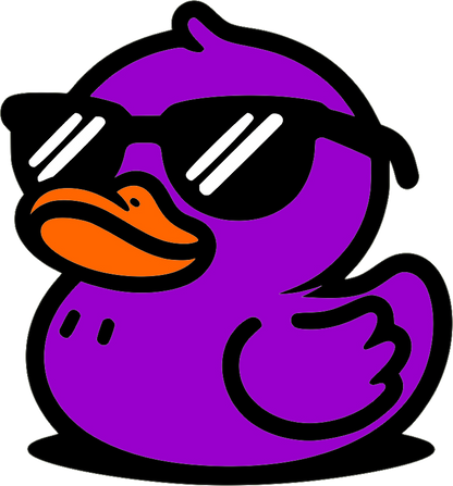 UV Printed Acrylic Duck Decals