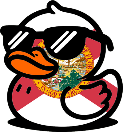 UV Printed Acrylic Duck Decals