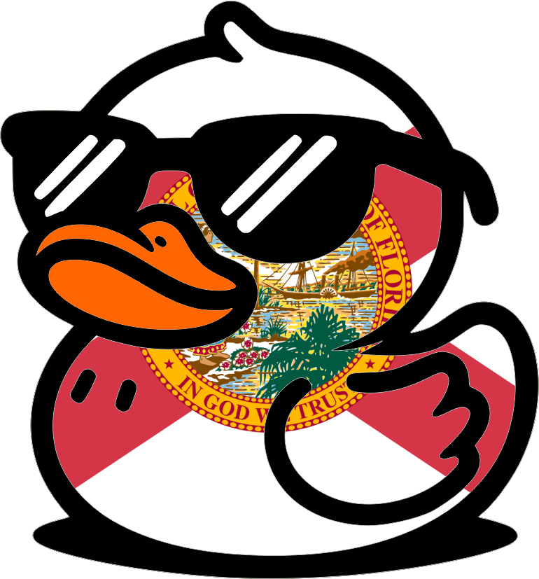 UV Printed Acrylic Duck Decals